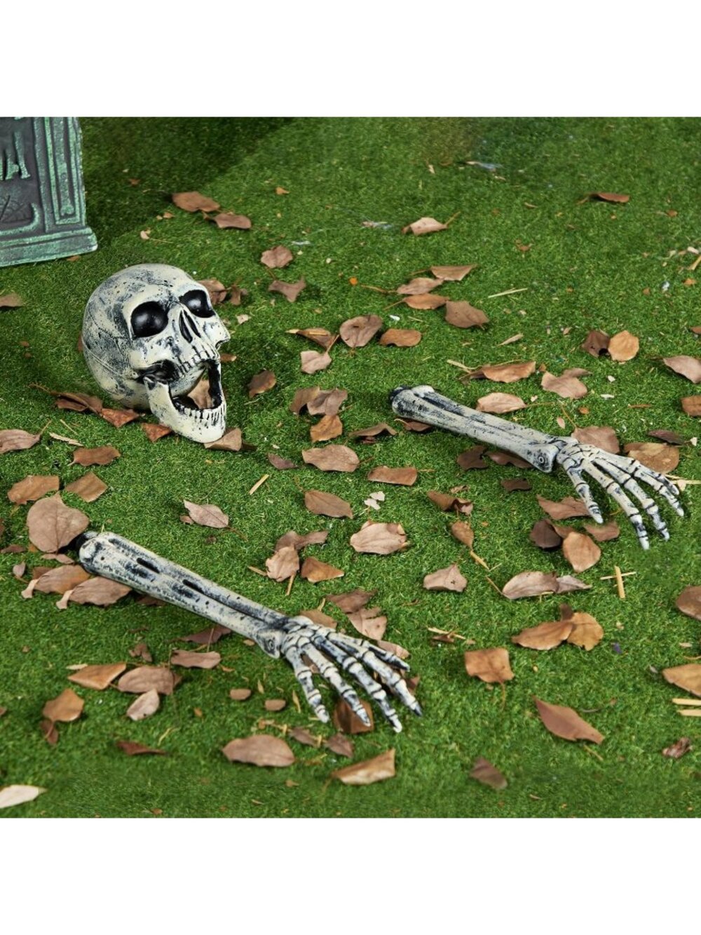 💀 3 Pcs Halloween Skeleton Decorations Outdoor Realistic Looking Skeleton Yard - Picture 6 of 6